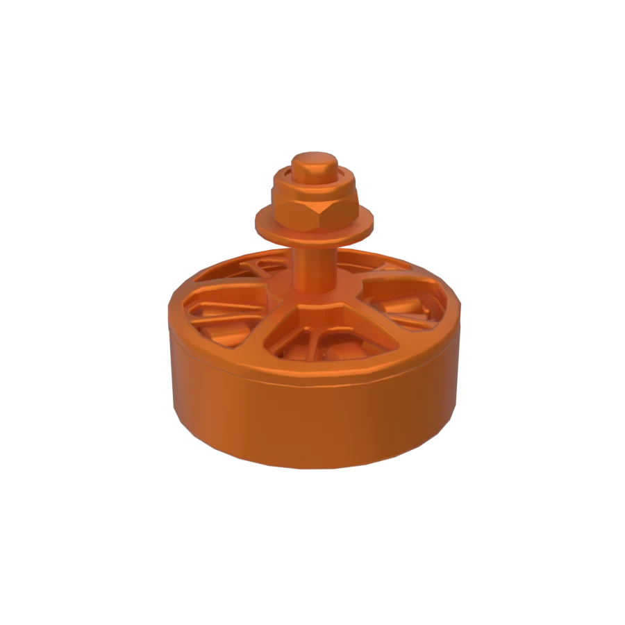 RCX H2207 2400KV, a 27.8 millimetre bell motor